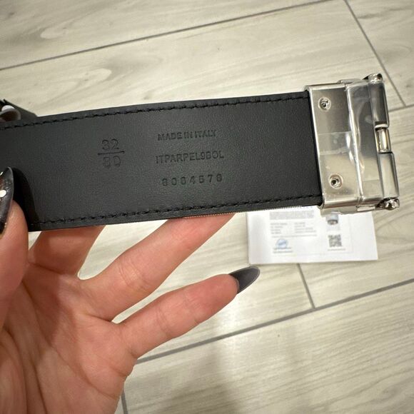 NWT men’s Burberry nova check belt size 32   80 cm comes with authentication pap - Picture 5 of 7